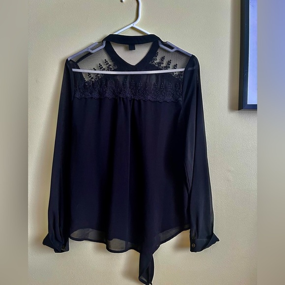 FOREVER 21 chiffon blouse, brand new! Stunning top! - Picture 6 of 9